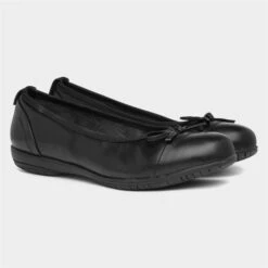 Jana Softline Womens Black Ballerina Shoe -Deals Shoes Store 120253 2 L06.20230515000150