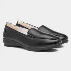 Comfort Plus Sally Womens Black Shoe -Deals Shoes Store 120254 2 L06.20230323000335