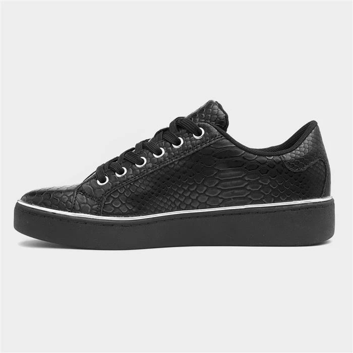 Lilley & Skinner Gym Womens Black Snake Print Shoe 4 Lilley & Skinner Gym Womens Black Snake Print Shoe - Image 2