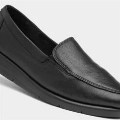 Comfy Steps Womens Black Leather Slip On Loafer -Deals Shoes Store 12393 2 L05.20221007000218
