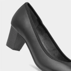 Jana Softline Womens Black Court Shoe -Deals Shoes Store 140016 2 L05.20230515000152