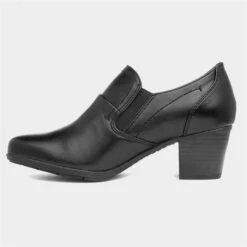Jana Softline Womens Black Court Shoes -Deals Shoes Store 140021 2 L03.20230731000245