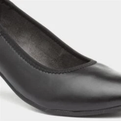 Jana Softline Womens Block Heel Black Court Shoe -Deals Shoes Store 14119 2 L05.20230516000205