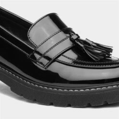 Lilley Angel Womens Black Patent Tassel Loafer 10 Lilley Angel Womens Black Patent Tassel Loafer -Deals Shoes Store 150004 2 L05.20230803000024