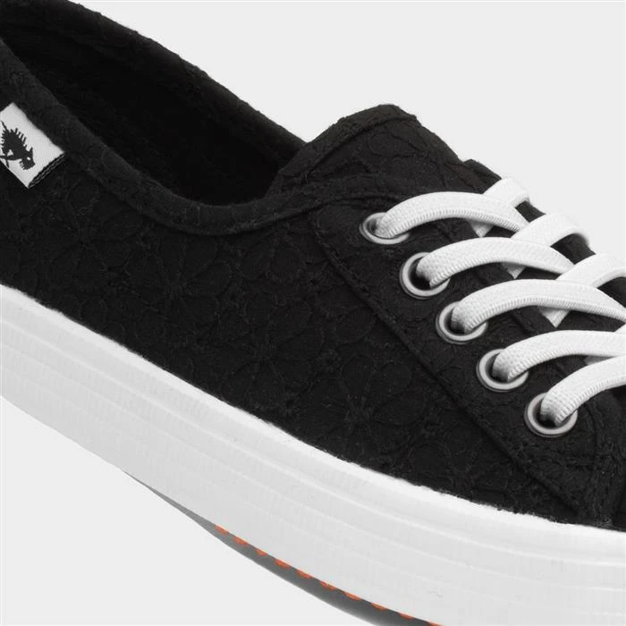 Rocket Dog Chow Chow Womens Black Canvas Shoe 6 Rocket Dog Chow Chow Womens Black Canvas Shoe - Image 4