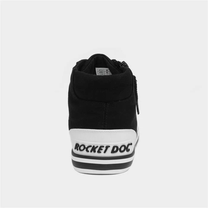 Rocket Dog Jazzin Hi Women's Black Canvas 5 Rocket Dog Jazzin Hi Women's Black Canvas - Image 3