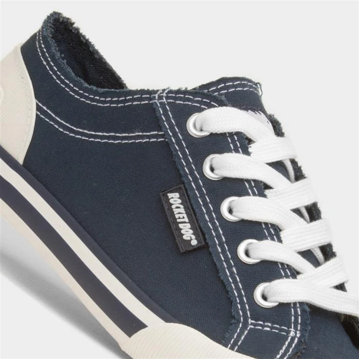 Rocket Dog Jazzin Womens Navy Canvas 6 Rocket Dog Jazzin Womens Navy Canvas - Image 4