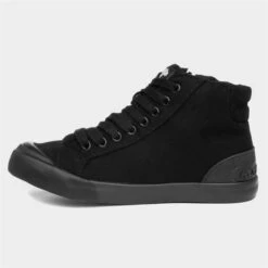 Rocket Dog Jazzin Hi Top Womens Black Canvas -Deals Shoes Store 168055 2 L03.20230718000255