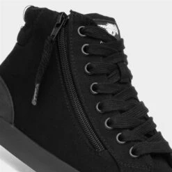 Rocket Dog Jazzin Hi Top Womens Black Canvas -Deals Shoes Store 168055 2 L05.20230718000255