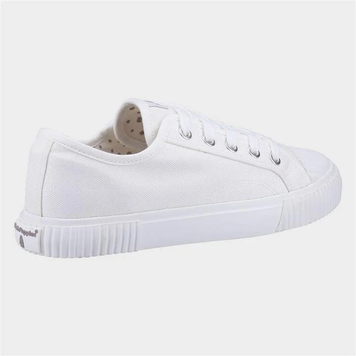 Hush Puppies Brooke Womens White Canvas Trainer 4 Hush Puppies Brooke Womens White Canvas Trainer - Image 2
