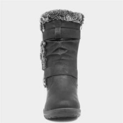 Softlites Jo Womens Faux Fur Boot In Black