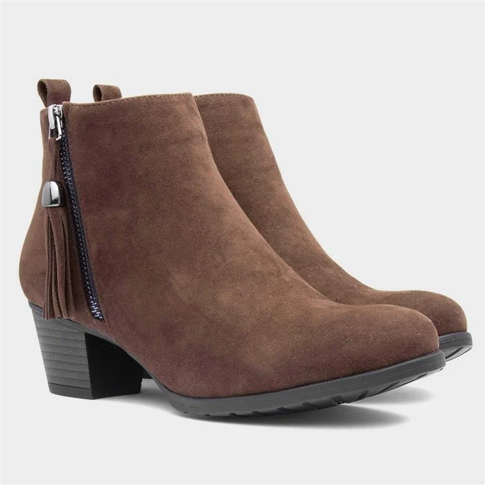 Lilley Mel Womens Brown Ankle Boot 7 Lilley Mel Womens Brown Ankle Boot - Image 5