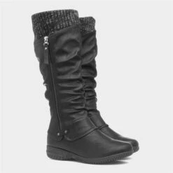 Cushion Walk Leah Womens Black High Leg Boot 11 Cushion Walk Leah Womens Black High Leg Boot -Deals Shoes Store 188024 2 L06.20230717000220