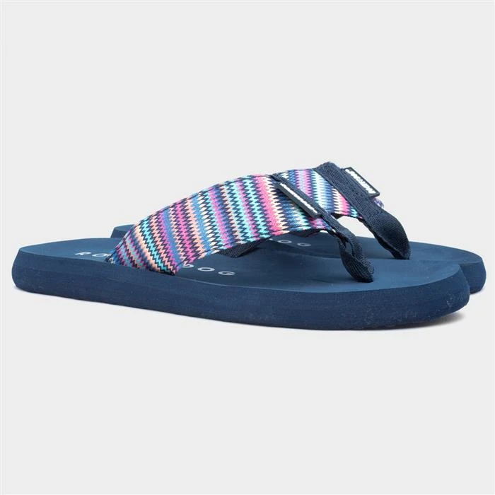 Rocket Dog Adios Stark Womens Striped Flip Flop 7 Rocket Dog Adios Stark Womens Striped Flip Flop - Image 5