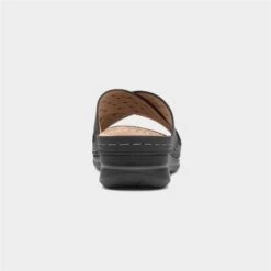Lilley & Skinner Antigua Womens Black Wedge Mule -Deals Shoes Store 190206 2 L04.20230310000051