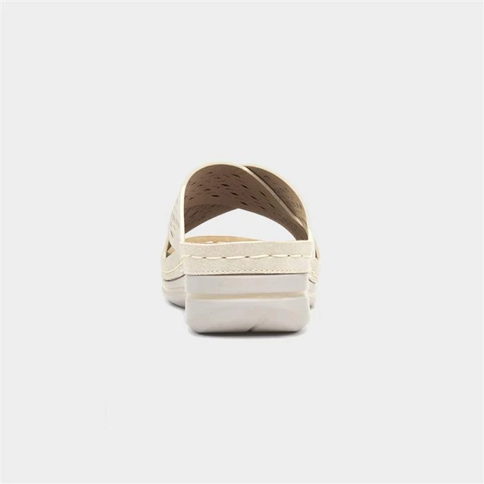 Lilley & Skinner Antigua Womens Beige Mule Sandal 5 Lilley & Skinner Antigua Womens Beige Mule Sandal - Image 3