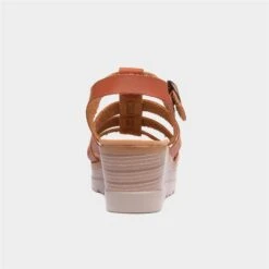 Lilley & Skinner Jakarta Womens Tan Wedged Sandal 9 Lilley & Skinner Jakarta Womens Tan Wedged Sandal -Deals Shoes Store 191255 2 L04.20230628000043