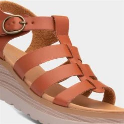 Lilley & Skinner Jakarta Womens Tan Wedged Sandal 10 Lilley & Skinner Jakarta Womens Tan Wedged Sandal -Deals Shoes Store 191255 2 L05.20230628000043