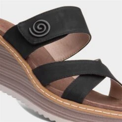 Heavenly Feet Sawyer Womens Black Sandals -Deals Shoes Store 191261 2 L05.20230529000121