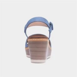 Heavenly Feet Orion Womens Blue Denim Sandal -Deals Shoes Store 191262 2 L04.20230529000121