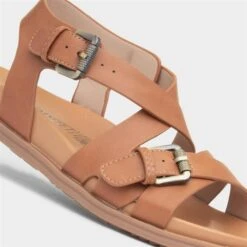 Heavenly Feet Apollo Womens Tan Sandal -Deals Shoes Store 19145 2 L05.20221011000102