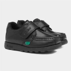 Kickers Fragma Boys Black Leather Shoe -Deals Shoes Store 20124 2 L06.20230731000248