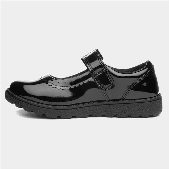 Buckle My Shoe Avon Girls Black Easy Fasten Shoe 4 Buckle My Shoe Avon Girls Black Easy Fasten Shoe - Image 2