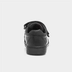 Hush Puppies Santos Boys Black Leather Shoe -Deals Shoes Store 203014 2 L04.20221212000132