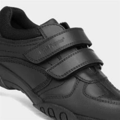 Hush Puppies Jezza Boys Black Leather Shoe -Deals Shoes Store 20333 2 L05.20230703000129