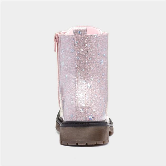 Lilley Junior Leanne Kids Pink Glitter Boot 5 Lilley Junior Leanne Kids Pink Glitter Boot - Image 3