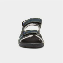 Red Fish Boys Black Easy Fasten Sandal