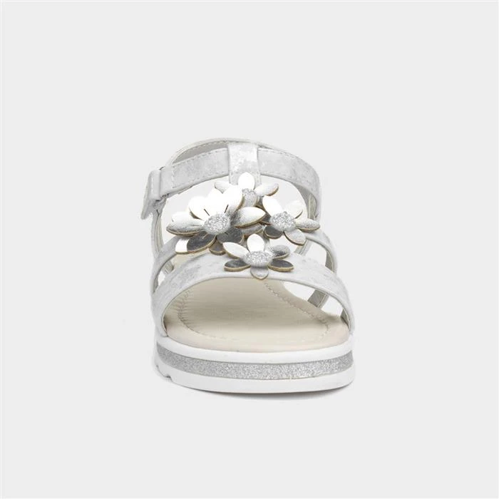 Walkright Girls Silver And Metallic Sandals 3 Walkright Girls Silver And Metallic Sandals