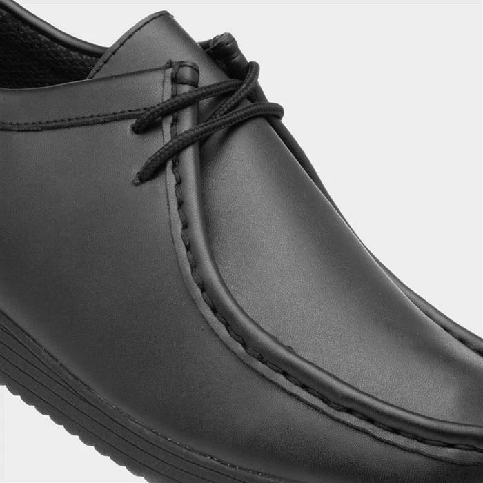 Beckett Bailey Mens Leather Lace Up Shoe In Black 6 Beckett Bailey Mens Leather Lace Up Shoe In Black - Image 4