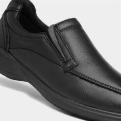 Comfy Steps Baron Men's Black Leather Shoe -Deals Shoes Store 520373 2 L05.20230302000203