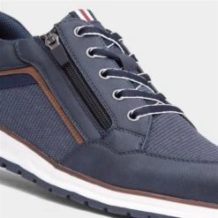 Relife Casey Mens Navy And Brown Casual Shoes -Deals Shoes Store 520453 2 L05.20230809000241