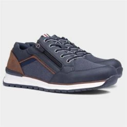 Relife Casey Mens Navy And Brown Casual Shoes -Deals Shoes Store 520453 2 L06.20230809000241