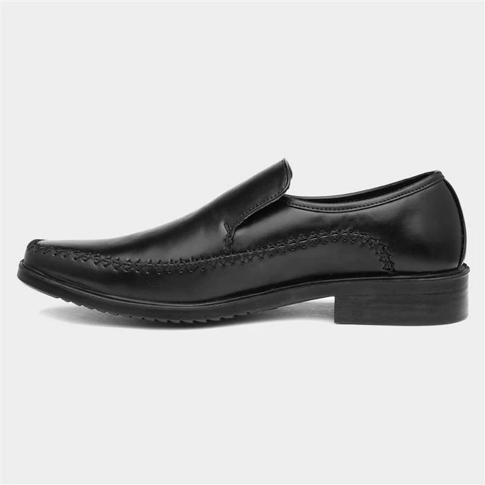 Beckett Blaine Mens Formal Slip On Shoe In Black 4 Beckett Blaine Mens Formal Slip On Shoe In Black - Image 2