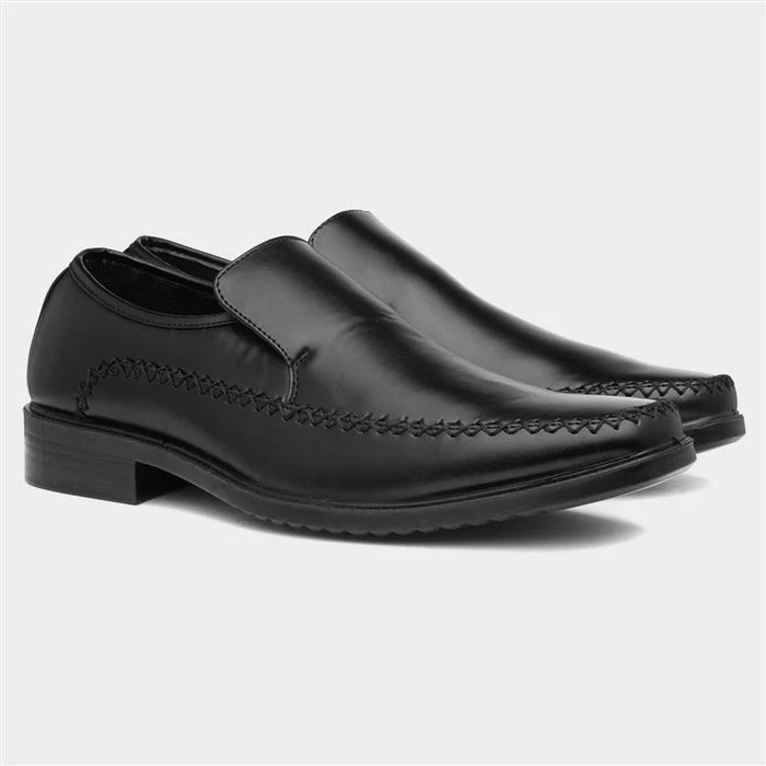 Beckett Blaine Mens Formal Slip On Shoe In Black 7 Beckett Blaine Mens Formal Slip On Shoe In Black - Image 5