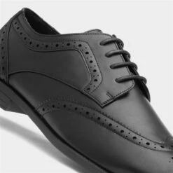Beckett Billy Mens Black Lace Up Brogue Shoes 10 Beckett Billy Mens Black Lace Up Brogue Shoes -Deals Shoes Store 522037 2 L05.20230210000326