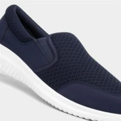 XL Mens Blue Mesh Slip On Casual Trainer -Deals Shoes Store 522039 2 L05.20230317000248