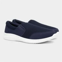 XL Mens Blue Mesh Slip On Casual Trainer -Deals Shoes Store 522039 2 L06.20230317000248