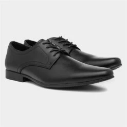 Beckett Basil Mens Black Flat Lace Up Shoe -Deals Shoes Store 53135 2 L06.20230127000421