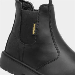 EarthWorks Spanner Mens Black Leather Safety Boot 10 EarthWorks Spanner Mens Black Leather Safety Boot -Deals Shoes Store 55800 2 L05.20230127000428