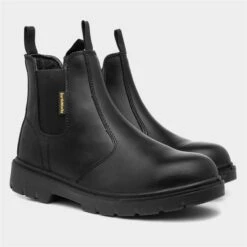 EarthWorks Spanner Mens Black Leather Safety Boot 11 EarthWorks Spanner Mens Black Leather Safety Boot -Deals Shoes Store 55800 2 L06.20230127000428