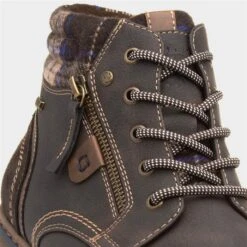 Relife Nick Mens Brown Lace Up Wide Fit Ankle Boot -Deals Shoes Store 58580 2 L05.20230109000043