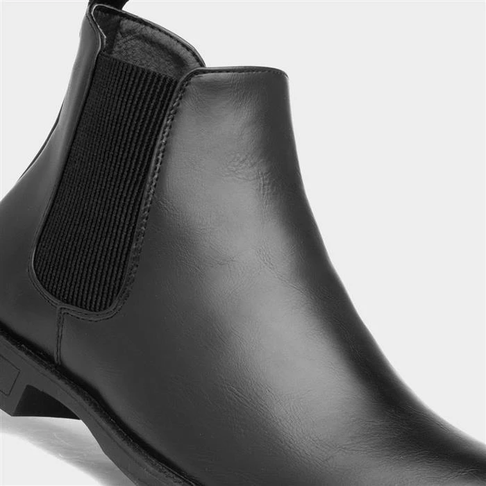 Beckett Briggs Mens Black Smart Chelsea Boot 6 Beckett Briggs Mens Black Smart Chelsea Boot - Image 4