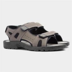 Red Fish Mens Brown Triple Easy Fasten Sandal -Deals Shoes Store 594096 2 L06.20230808000253