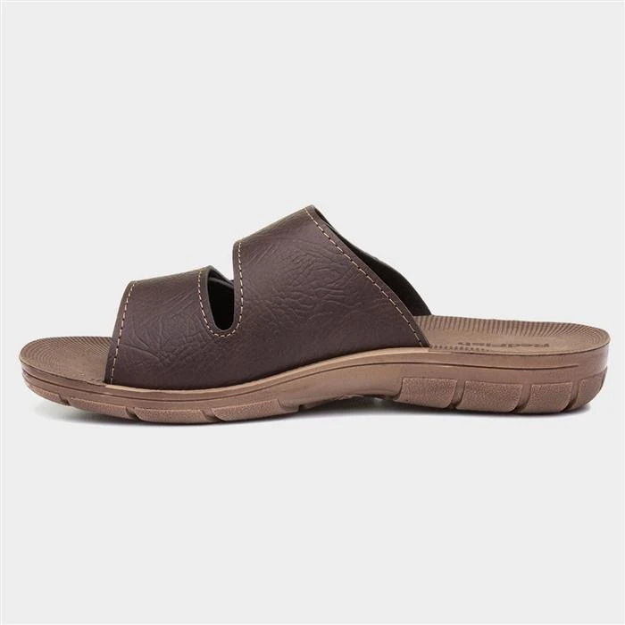 Red Fish Mens Brown Mule Sandal 4 Red Fish Mens Brown Mule Sandal - Image 2