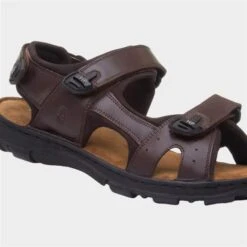 Hush Puppies Avery Mens Brown Sandal -Deals Shoes Store 595015 2 L05.20230518000243