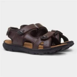 Hush Puppies Avery Mens Brown Sandal -Deals Shoes Store 595015 2 L06.20230518000243